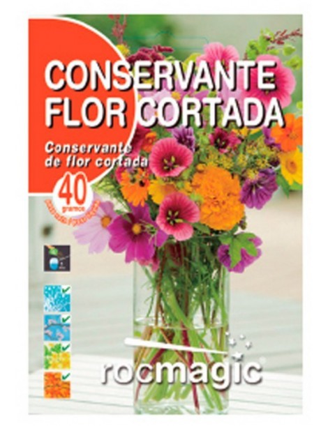 CONSERVANTE FLOR CORTADA ROCMAGIC 40 GR. 