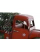 CAMIONETA ARBOL NAVIDAD ROJO Y VERDE 36X17X36