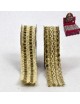 CINTA YUTE NAVIDAD 3,8 CM. 2 METROS