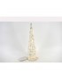 CONO BLANCO NAVIDAD 20 LED 80 CM. 