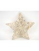 ESTRELLA 50 CM. NAVIDAD MIMBRE CON LUZ 15 LED