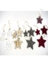 SET 3 ESTRELLAS NAVIDAD DECORDAS 7-10 Y 12 CM. 