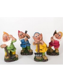 ENANO JARDIN GRIMM RESINA 31,5 CM. 