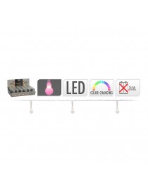 GUIRNALDA 20 LEDS ESFERICA RGB 2,30 METROS 