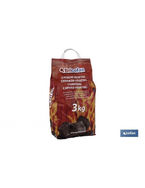 CARBON VEGETAL 3 KG. 