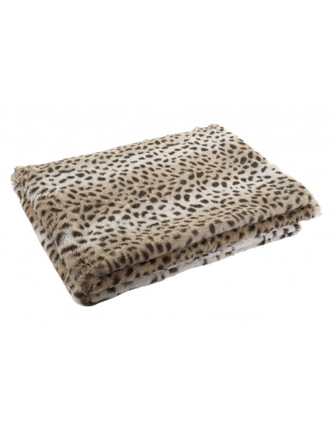 MANTA POLIESTER LEOPARDO 130X170 260 GSM