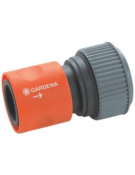 CONECTOR DE MANGUERA 19 mm (3/4") / 16 mm (5/8"). GARDENA