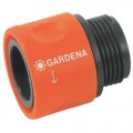 CONECTADOR CON ROSCA 3/4". GARDENA