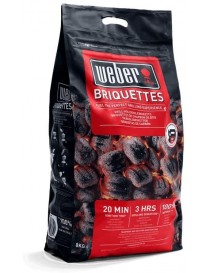 WEBER BRIQUETAS CARBÓN 8 KG