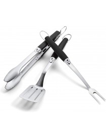 SET 3 UTENSILIOS WEBER PREMIUM