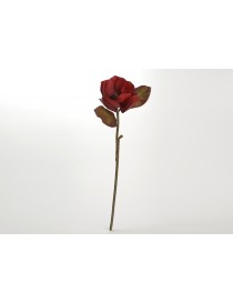 MAGNOLIA GRANDES FLORES 75CM ROJA