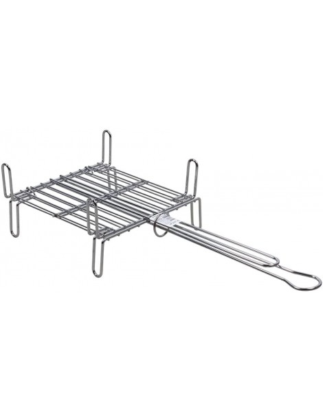 PARRILLA DOBLE CROMADA 300X300 MM