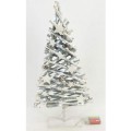 ÁRBOL NAVIDAD MADERA BLANCO 20 LED 50 CM