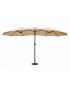 PARASOL DOBLE CRUDO 3X4 METROS