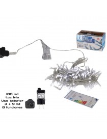 GUIRNALDA LUCES 40 LED TRANSPARENTE