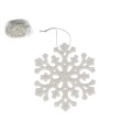 COLGANTE COPO BLANCO GLITTER 11 CM