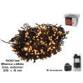 GUIRNALDA 500LED CALIDO EXTERIOR 8FUN 25