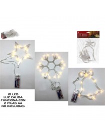 COPO NIEVE 10LED CALIDO 17CM