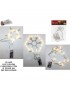 COPO NIEVE 10LED CALIDO 17CM