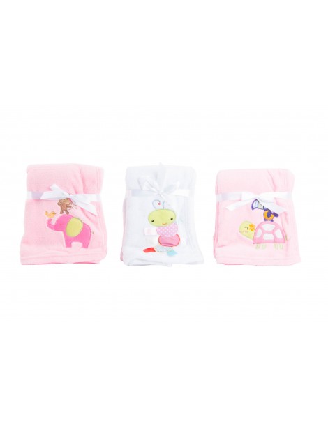 MANTA INFANTIL POLIESTER 250 GR. 100X75 ANIMALES