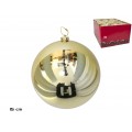 BOLA NAVIDAD BRILLO ORO 15 CM