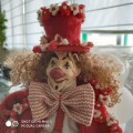 PAYASO NAVIDAD ROJO CON BOTONES