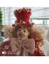 PAYASO NAVIDAD ROJO CON BOTONES