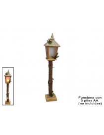 FAROL SIBERIA NATURAL 25 LED 80 CM.