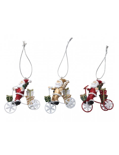 COLGANTE BICI METAL SANTA 9X9X3 CM