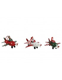 BICI METAL CON FIGURA RESINA 9.6X9 CM. 3 ST. UD. UNIDAD