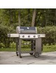 WEBER BARBACOA GENESIS II E-310 GBS GAS GRILL eidtion kettle