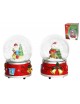 BOLA DE NIEVE MUSICAL PAPA NOEL 10 CM