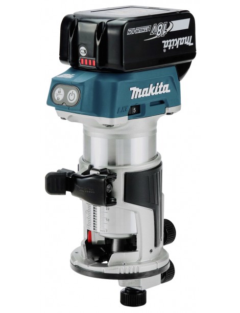 MAKITA FRESADORA MULTIFUNCION DRT50RTJX2 18V 8 MM.