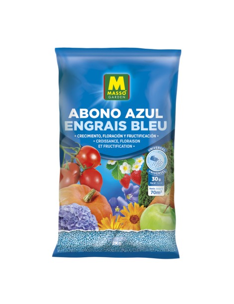 MASSO GARDEN ABONO AZUL UNIVERSAL CRECIMIENTO, FLORACION Y FRUCTIFICACION