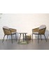 CONJUNTO BALCON BAYLOR. 2 SILLONES Y MESA AUXILIAR