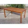 CONJUNTO JARDIN MEDITERRANEO MADERA ACACIA MESA, 4 SILLAS PLEGABLES Y 2 SILLONES CON BRAZOS