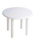 MESA RESINA PLASMIR LIV REDONDA 90 CM. BLANCA