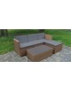 CONJUNTO JARDIN RATAN LANZAROTE III SOFAS Y MESA