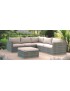 CONJUNTO JARDIN RATAN FIDJI 2 SOFAS DOBLES, MODULO RINCONERO Y MESA REPOSAPIES