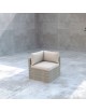 CONJUNTO JARDIN RATAN FIDJI 2 SOFAS DOBLES, MODULO RINCONERO Y MESA REPOSAPIES