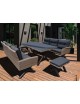 CONJUNTO JARDIN RATAN PASCUA 2 SOFAS, 2 TABURETES Y MESA