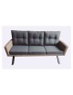 CONJUNTO JARDIN RATAN PASCUA 2 SOFAS, 2 TABURETES Y MESA