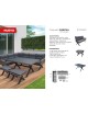 CONJUNTO JARDIN RATAN PASCUA 2 SOFAS, 2 TABURETES Y MESA