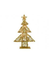 ARBOL NAVIDAD LUZ 50 CM. ORO