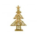 ARBOL NAVIDAD LUZ 50 CM. ORO