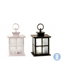 FAROLA LED PLASTICO EVEJECIDO 12X12X18 