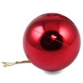 BOLAS NAVIDAD 15 CM. BRILLO ROJO