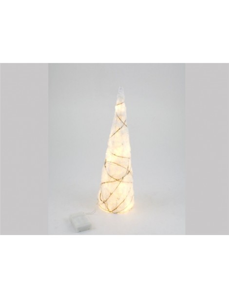 CONO NAVIDAD 40 CM. 10 LED 