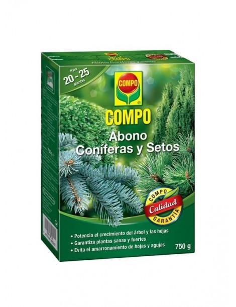 COMPO ABONO CONIFERAS Y SETOS 750 GR. 