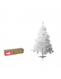 ARBOL NAVIDAD BLANCO 185 PUNTAS, 120 CM.